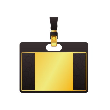 vip kart özel bilet simgesi geçmek. Vektör grafiği