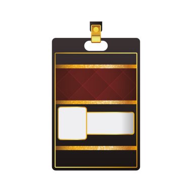 vip kart özel bilet simgesi geçmek. Vektör grafiği