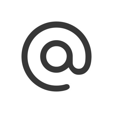 e-posta iletisi iletişim simgesi. Vektör grafiği