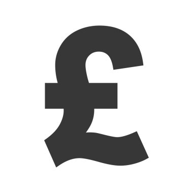 Lirası para mali Madde Ekonomi simgesi. Vektör grafiği