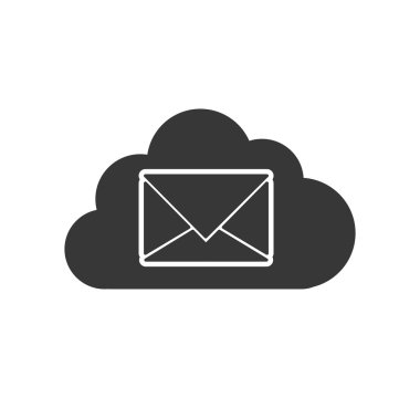 zarf e-posta posta iletisi simgesi. Vektör grafiği