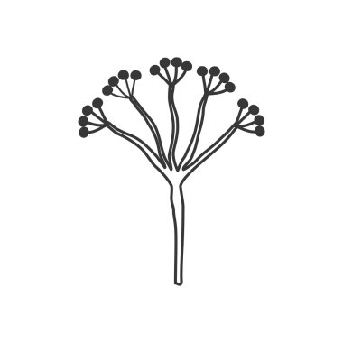 Çiçek Bahçe Dekorasyon çiçek simgesi. Vektör grafiği