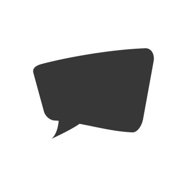 Kabarcık iletişim ileti simge konuşmak. Vektör grafiği