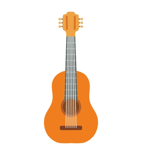 Guitare instrument musique son icône. Graphique vectoriel — Image vectorielle