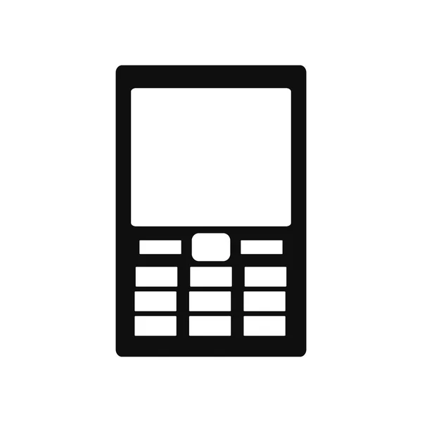 Smartphone pictogram voor de mobiele technologie van de mobiele telefoon. Vectorafbeelding — Stockvector