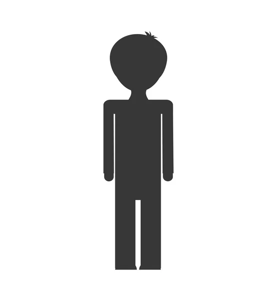 Πρόσωπο εικονίδιο καρτούν άνθρωπος αρσενικούς avatar. Διανυσματικό γραφικό — Διανυσματικό Αρχείο