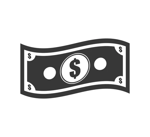 Factura dinero ícono de elemento financiero. Gráfico vectorial — Vector de stock