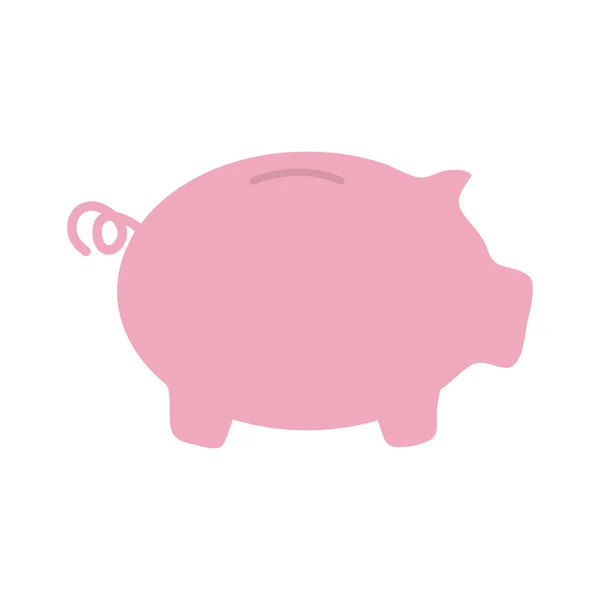 Piggy geld financiële programmapictogram. Vectorafbeelding — Stockvector