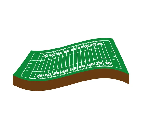 American Football League icono del juego deportivo. Gráfico vectorial — Archivo Imágenes Vectoriales