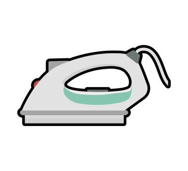 demir ev teknolojisi cihaz simgesi. Vektör grafiği