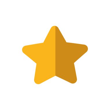 yıldız altın neşeli Noel simgesi. Vektör grafiği