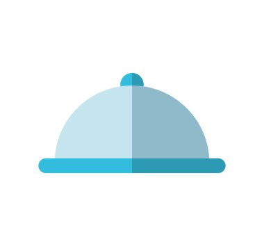 Menü otel Servisi simgesini. Vektör grafiği