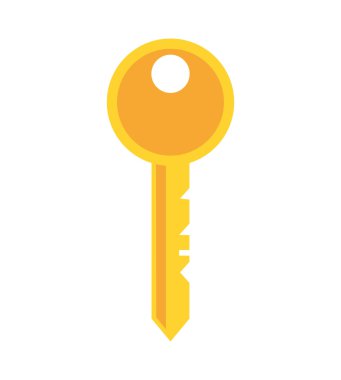 anahtar geleneksel güvenlik sistem kutsal kişilerin resmi. Vektör grafiği