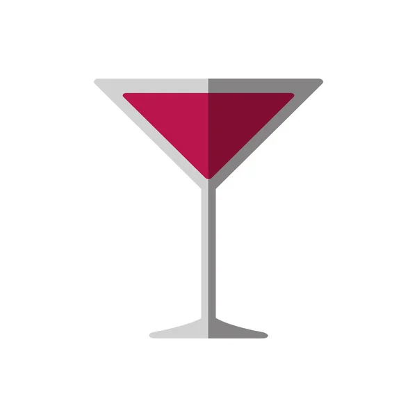 Bebida de coquetel ícone bebida de vidro de álcool. Gráfico vetorial —  Vetores de Stock