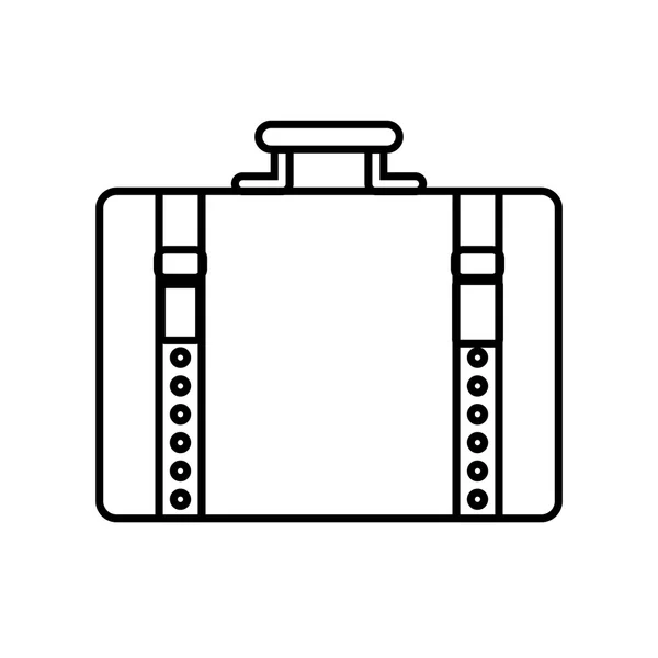 Kufr cestovní zavazadla zavazadla ikona. Vektorové grafiky — Stockový vektor