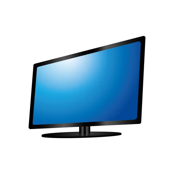 TV-Fernsehen Gadget Technologie-Ikone. Vektorgrafik — Stockvektor