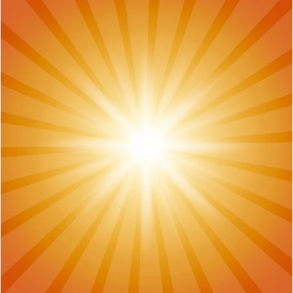 Sonnige Sonne Sonnenschein Hintergrund. Vektorgrafik — Stockvektor
