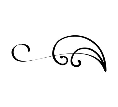 Dekorasyon siyah süsleme kartı simgesi. Vektör grafiği