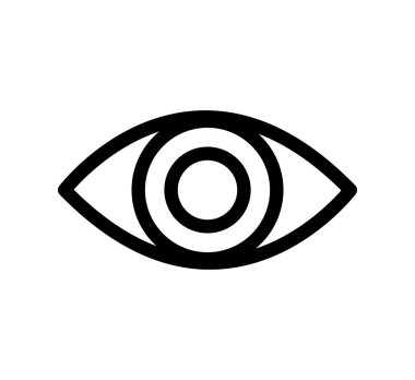 Gözümün vizyonu optcal simgesi bak. Vektör grafiği