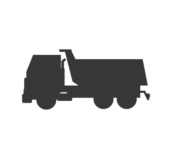 Truck transportation delivery icon. Vector graphic — Stock Vector