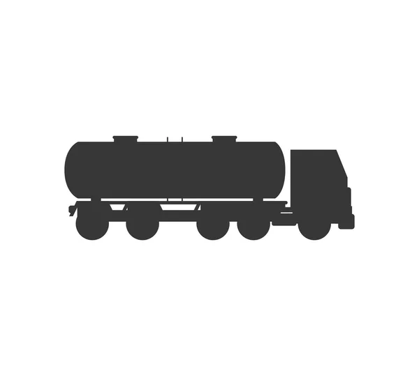 Camión transporte entrega icono. Gráfico vectorial — Vector de stock