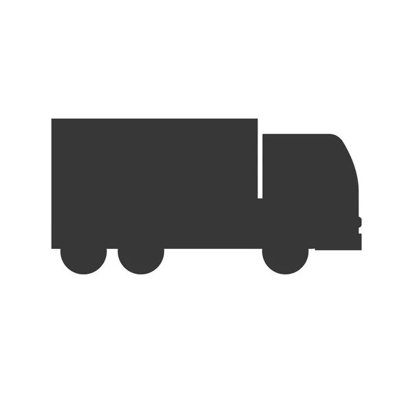 LKW Transport Delivery Ikone. Vektorgrafik — Stockvektor