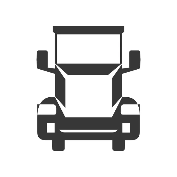 Camión transporte entrega icono. Gráfico vectorial — Vector de stock