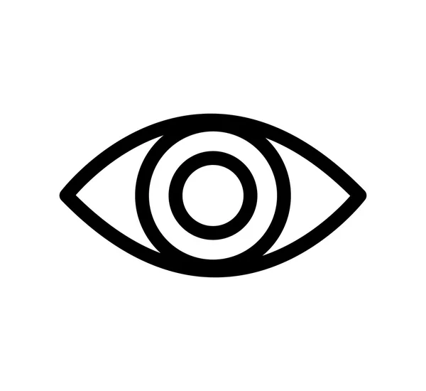 Ojo mira la visión icono optcal. Gráfico vectorial — Vector de stock