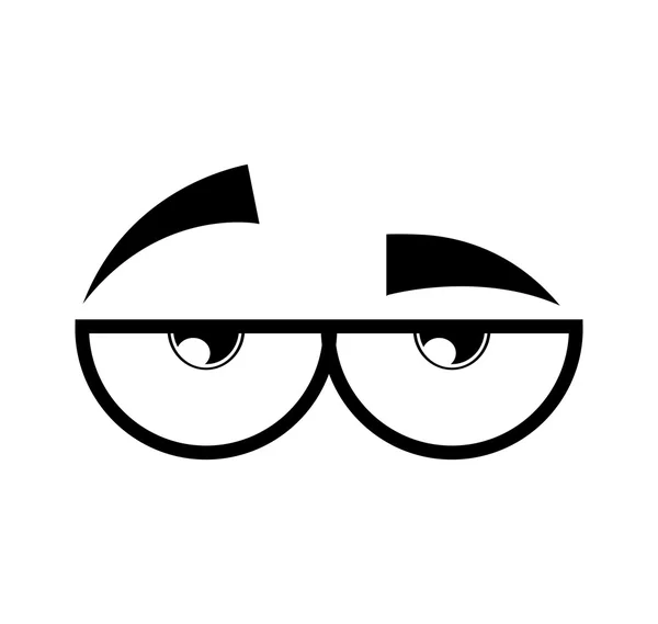 Augenoptik-Optik-Symbol. Vektorgrafik — Stockvektor