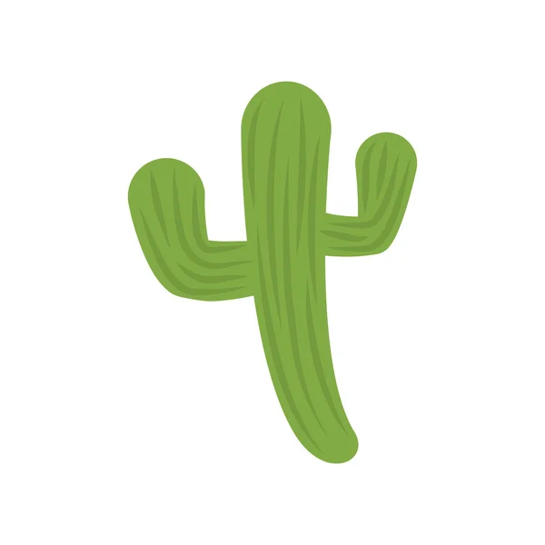 Зеленая икона кактуса. Векторная графика — стоковый вектор