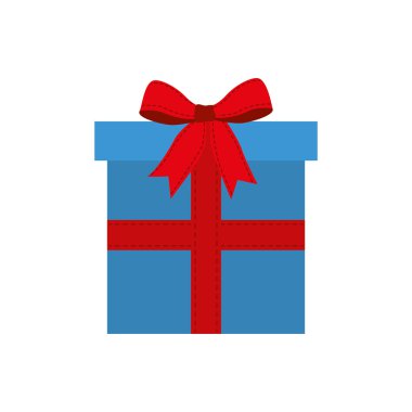 alışveriş hediye ticaret simgesi. Vektör grafiği