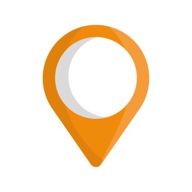 yol işaret ileti simgesi sarı. Vektör grafiği