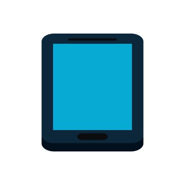 Tablet gadget teknoloji simgesi. Vektör grafiği