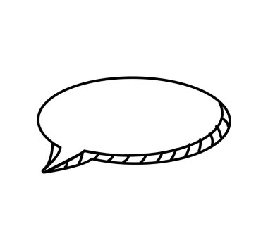 kabarcık ileti iletişim simgesi. Vektör grafiği