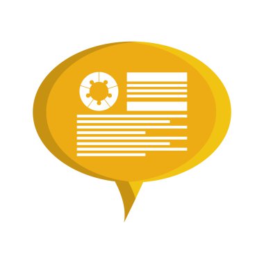 kabarcık iletişim simge konuşmak. Vektör grafiği