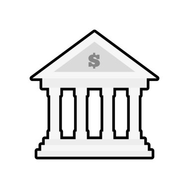 banka para mali madde. Vektör grafiği