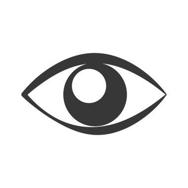 göz göz Vizyon Optik simgesini. Vektör grafiği