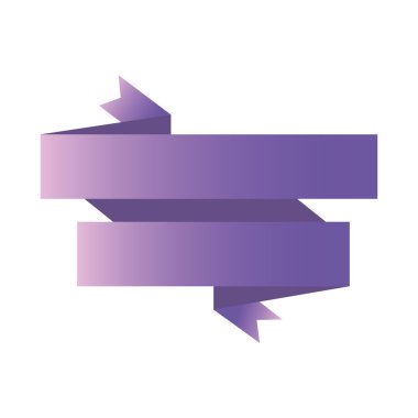 Şerit etiket afiş rozet simge. Vektör grafiği