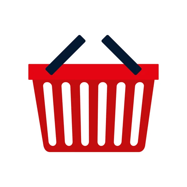 Ikona konsumpcjonizm commerce koszyka na zakupy. Grafika wektorowa — Wektor stockowy