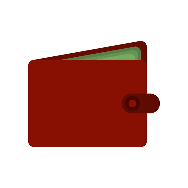 Shopping wallet bill consumerism icon. Vector graphic — Stock Vector
