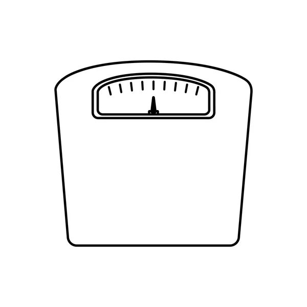 Scala fitness icona stile di vita sano. Grafico vettoriale — Vettoriale Stock