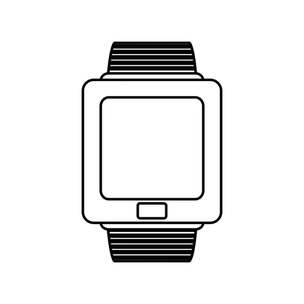 Watch gadget display technology icon. Vector graphic — Stock Vector