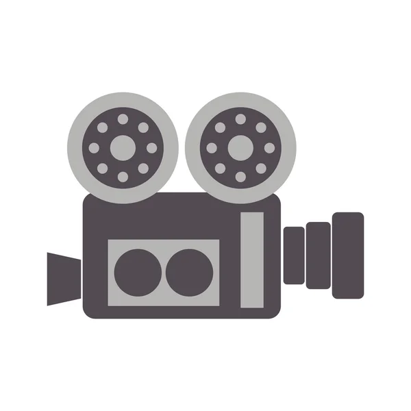 Videocamera film movie cinema icon. Vector graphic — Stock Vector