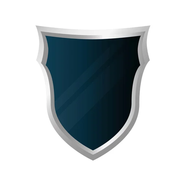 Icona del sistema di sicurezza scudo. Grafico vettoriale — Vettoriale Stock
