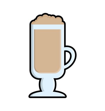 İçecek içki alkol simgesi. Vektör grafiği