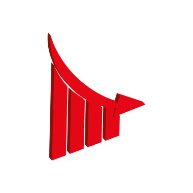 ok veri Infographic simgesi. Vektör grafiği