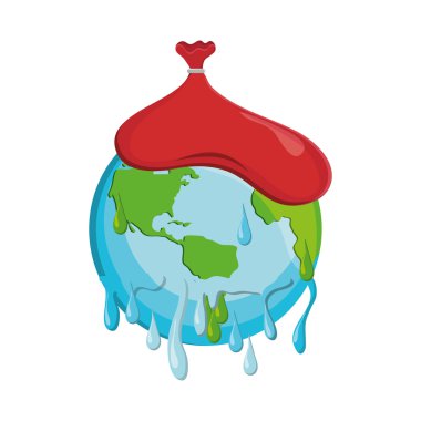 gezegen dünya ekoloji simge kaydetmek. Vektör grafiği