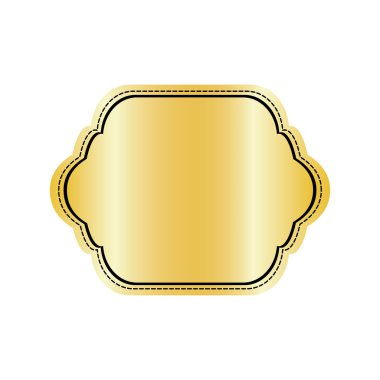 etiket çerçeve lüks zarif con. Vektör grafiği