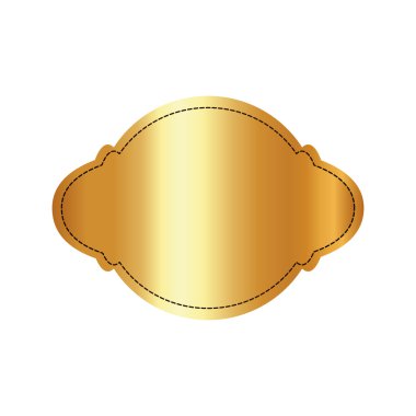 etiket çerçeve lüks zarif con. Vektör grafiği