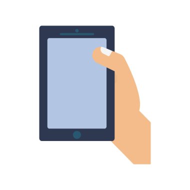 smartphone cep telefonu teknoloji gadget simgesi. Vektör grafiği